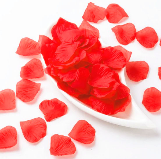 Artificial Red Rose Petal (100petals)